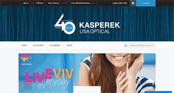 Desktop Screenshot of kasperekusaoptical.com