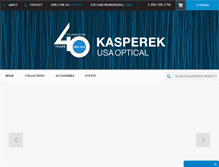 Tablet Screenshot of kasperekusaoptical.com